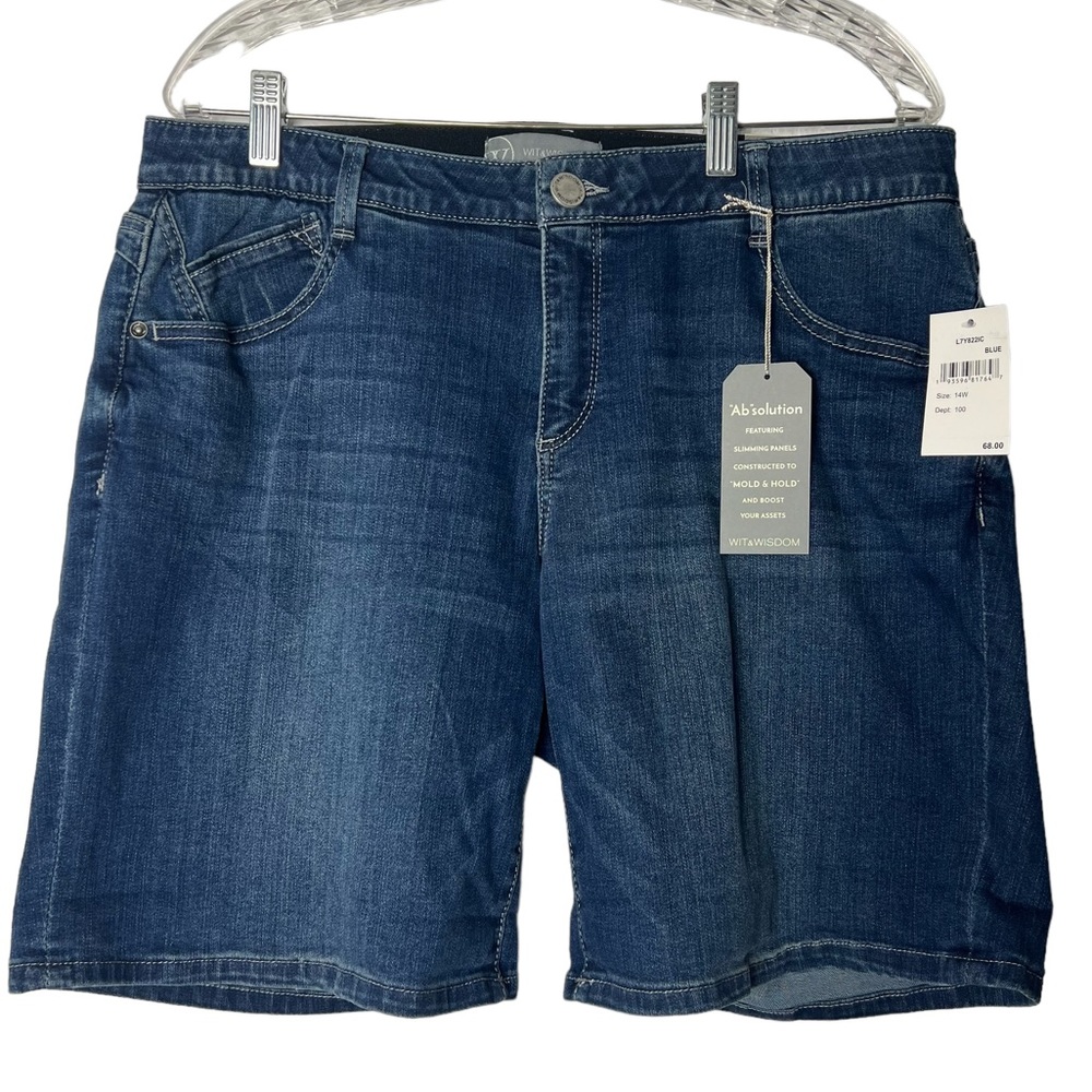 Wit & Wisdom Ab Solutions Blue Denim Shorts